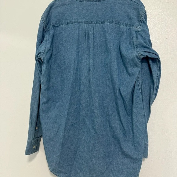 Universal Studios -Cat In The Hat Denim Long Sleeve Shirt- Medium - Picture 4 of 6